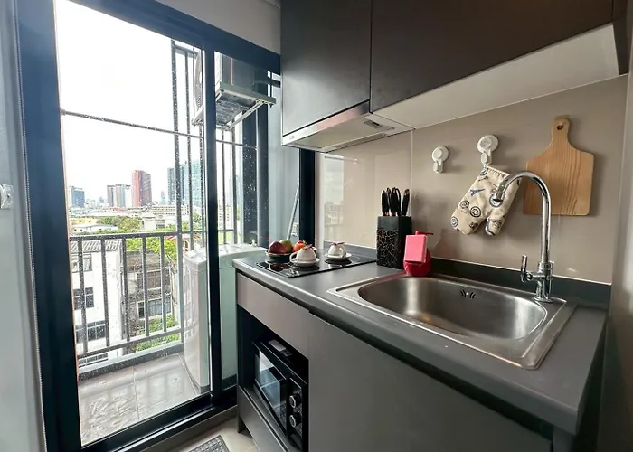 Apartment Monte Rama 9 Near Jodfair Market Bangkok
